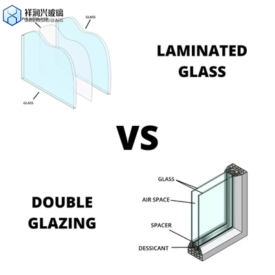 10mm Sandblasting Frosted Laminated Glass με απαιτήσεις πελατών
