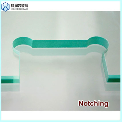 10mm Sandblasting Frosted Laminated Glass με απαιτήσεις πελατών