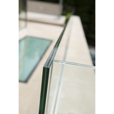 3 mm έως 75 mm πάχος θερμικά βρεγμένο πολυστρώμα PVB καμπυλωτό θραυσμένο έπιπλο επικαλυμμένο γυαλί