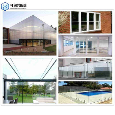 Δημόσιο φράγμα ανέμου 1,8 μέτρα υψηλό φράχτης γυαλιού αλουμινίου με πρότυπο GB15763.2-2005