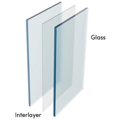 21.52mm Επενεργοποιημένο στρωμένο γυαλί για αλεξίσφαιρη προστασία και ασφάλεια κατασκευής