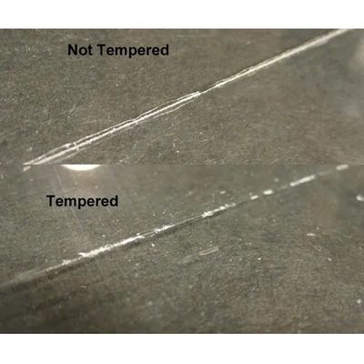 6mm 8mm 10mm 12mm επίπεδα γυαλισμένα άκρη εργασία θραυσμένο στρωμένο γυαλί για οικιακή συσκευή