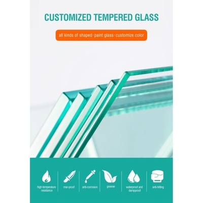 4mm 5mm 6mm 8mm 10mm 12mm Ultra Celar Tempered Double Glazed Curtain Wall Glass Flat Curve Glass Κύκλωμα με διπλό γυαλί