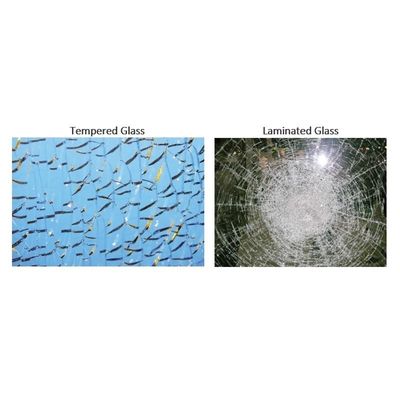 Στερεά δομή Προσαρμογή Χρωματιστό Διαφανές Λαμινισμένο Γυαλί για Διακόσμηση