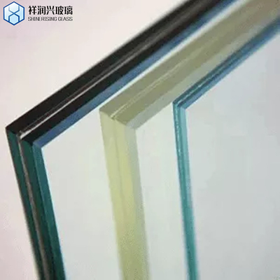 ISO πιστοποιημένο κτιριακό γυαλί 6.38-42.30mm με επίπεδα γυαλισμένα άκρα