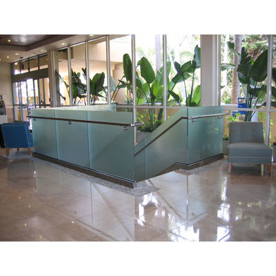 3 mm-19 mm πάχος Διαφανές γυαλί με μεγάλη κούφτη άκρη