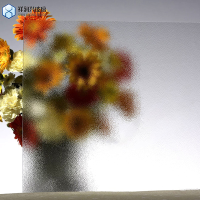 Λάμψη 5mm 8mm 2100mmx2400mm Ultra Clear Moru Figured Glass για Κινέζικα έπιπλα