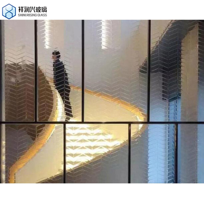 Σπίτι 3 mm-8 mm διαυγές γυαλί με μοτίβα mistlite/ γυαλί Patten/ τυλιγμένο γυαλί/ σχήμα γυαλί