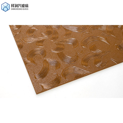 2mm 3mm 4mm 5mm 6mm 8mm 10mm Ultra Clear Float Glass Brown Embossed Glass για κτίρια