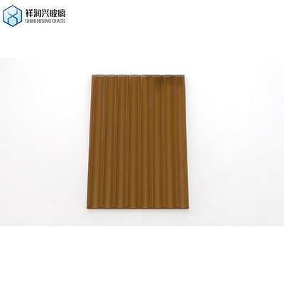 2mm 3mm 4mm 5mm 6mm 8mm 10mm Ultra Clear Float Glass Brown Embossed Glass για κτίρια