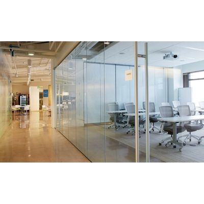 GB15763.2-2005 Συμμορφούμενο άρθρο Qingdao 8mm Euro Gray Crystal Gray Tempered Glass για διαχωριστικά