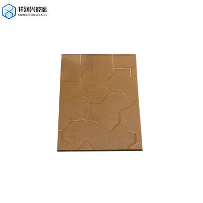 4mm 5mm 6mm Διαυγές καφέ γυαλί με μοτίβα για επίπεδες επιφάνειες από το Qingdao Karatachi Flora
