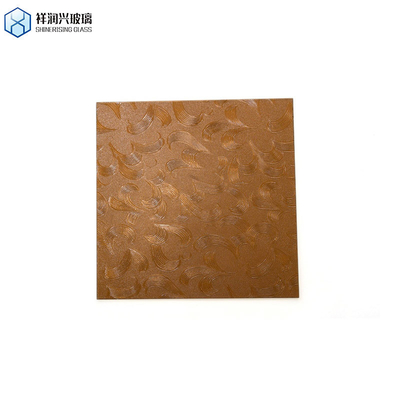 Κύριο προϊόν 5 mm καφέ ανάγλυφο γυαλί για το Qingdao Pattern Glass 2023