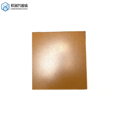 3mm 5mm 1830*2440 Τεχνολογία λάμψης Τύπος γυαλιού Διακοσμητικό γυαλί τοίχος Καφέ ανάγλυφο γυαλί