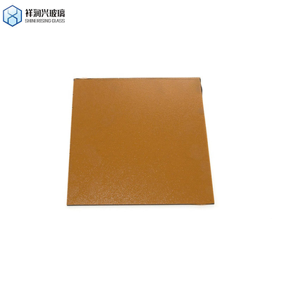 3mm 5mm 1830*2440 Τεχνολογία λάμψης Τύπος γυαλιού Διακοσμητικό γυαλί τοίχος Καφέ ανάγλυφο γυαλί