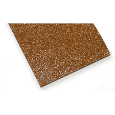 3mm 4mm 5mm Milleniumuptern γυαλί για διακόσμηση Καφέ ανάγλυφο γυαλί