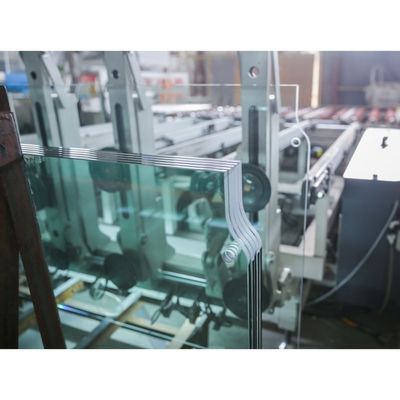 Ατσάλινος βαθμός θραυσμένο γυαλί συρόμενη πόρτα για μπάνιο Ράλινγκ σε επίπεδο σχεδιασμό