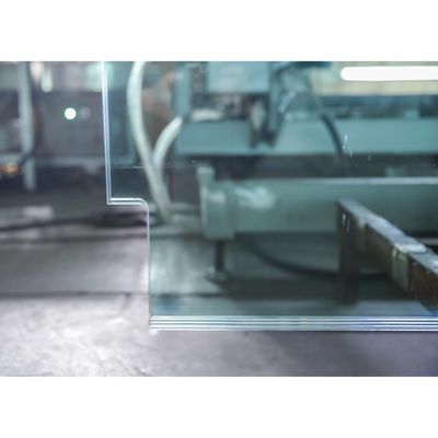 Ατσάλινος βαθμός θραυσμένο γυαλί συρόμενη πόρτα για μπάνιο Ράλινγκ σε επίπεδο σχεδιασμό