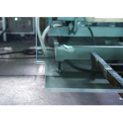 Γυαλί μπάνιου για επίπεδο γυαλισμένο ανακλαστικό γυαλί οροφή balustrader από διακοσμητικό γυαλί