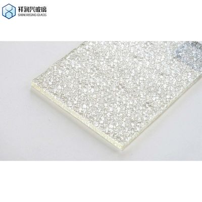 4mm 5mm 6mm Διαυγές χρώμα με μοτίβα γυαλί/υφασμένο με μοτίβα γυαλί επίπεδα γυαλισμένα άκρα