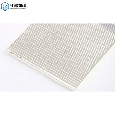 4mm 5mm 6mm Διαυγές χρώμα με μοτίβα γυαλί/υφασμένο με μοτίβα γυαλί επίπεδα γυαλισμένα άκρα