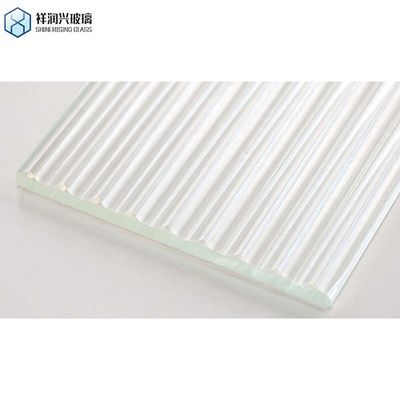 6mm 6.8mm Διαφανές καλωδιωμένο Qingdao Patterned Glass Διαμάντι / Κρυστάλλινο / Chinchilla / Nashiji