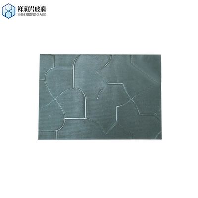 Πιστοποιημένο CE προσαρμοσμένος τοίχος διαχωρισμού από στρωμένο γυαλί με κινηματογραφημένο λογότυπο και μοτίβα