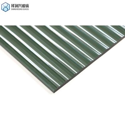 Διαφανές γυαλί μοτίβο γυαλί για παράθυρο Προσαρμοσμένο μέγεθος Άμπερ / μπλε / πράσινο μοτίβο