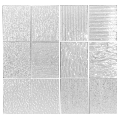 3mm 4mm 5mm Καρατάτσι κτίριο Nashiji Flora Pattern Glass για εσωτερική διακόσμηση