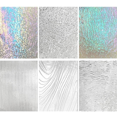 3mm 4mm 5mm Καρατάτσι κτίριο Nashiji Flora Pattern Glass για εσωτερική διακόσμηση