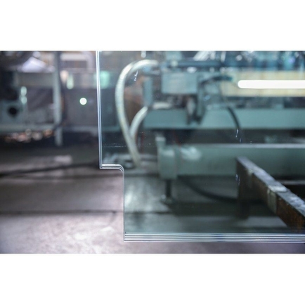 3mm-19mm High Aluminum Full Film Μεγάλο τόξο HD Εικόνα από θερμαινόμενο γυαλί για κατάσταση θραύσης III