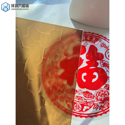 Στερεό στρογγυλό κόκκινο μπρούντζο λουλούδι μοτίβο Αλουμίνιο ξύλινο γυαλί συρόμενη πόρτες λαβή