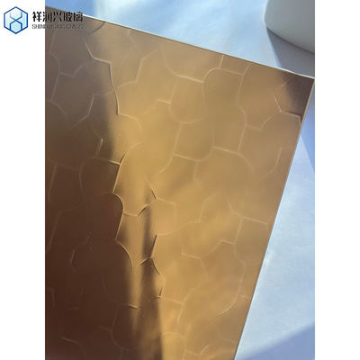 Στερεό στρογγυλό κόκκινο μπρούντζο λουλούδι μοτίβο Αλουμίνιο ξύλινο γυαλί συρόμενη πόρτες λαβή