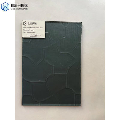 Πιστοποιημένο ISO 4mm Brown Flora/Nashiji/Karatachi Φωτογραφικό γυαλί για διακόσμηση/παράθυρο/θυράκι