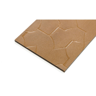 3mm-8mm Διαυγές Χάλκινο Καρατάτσι Nashiji Mistlite Φλωρά Fluted Pattern γυαλί Top επιλογή