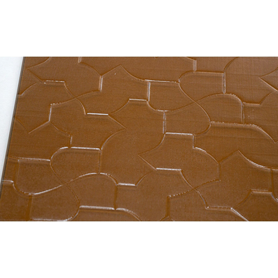 3mm-8mm Διαυγές Χάλκινο Καρατάτσι Nashiji Mistlite Φλωρά Fluted Pattern γυαλί Top επιλογή