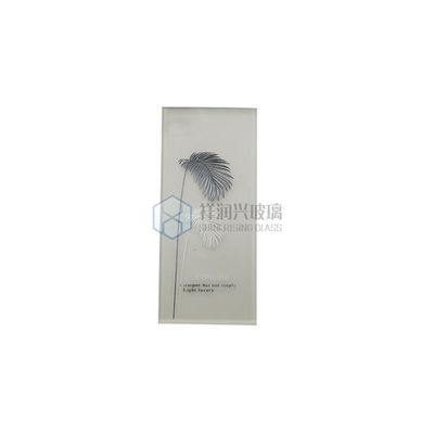 Χρωματιστή υφή Γλυπτική τέχνη Γυάλινο τοίχο διακοσμητικό με επίπεδα γυαλισμένα όρια και στρώματα