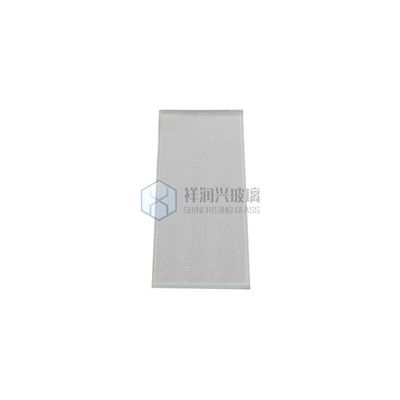 Πλακά γυαλισμένα άκρα 5mm 10mm 12mm Ultra Clear Moru Patterned Glass Fluted Toughened Glass