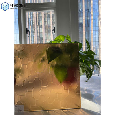 Χρωματιστά διαμορφωμένα γυαλιά Παράδειγμα γυαλιού διασταυρωμένο γυαλί με Sice ως τον πελάτη πρωταρχικό