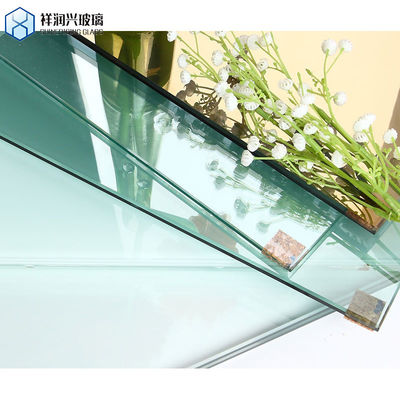 Προσαρμοσμένα 10mm διαυγές θερμαινόμενα γυάλινα πάνελ για τα καταστρώματα θερμότητας ανθεκτικό οικοδομικό υλικό