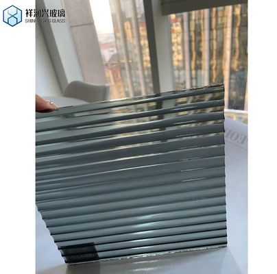 Διαυγές χρωματιστό διακοσμητικό ανάγλυφο γυαλί προσαρμοσμένο σχεδιασμό διαχρωματοποιημένο γυαλί