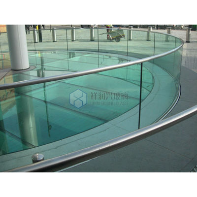 Κτίριο γυαλί 8mm 10mm 12mm 15mm 19mm Custom Clear Fully Tempered Toughened Safety Glass
