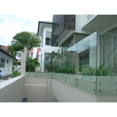 Κτίριο γυαλί 5mm 6mm 8mm 10mm 12mm 15mm 19mm Custom Clear Flat Tempered Safety Glass