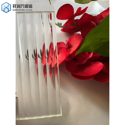 3mm-8mm Clear Flutelite-S διακοσμητικό ανάγλυφο γυαλί για Windows CP-TP Perfect