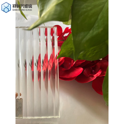 3mm-8mm Clear Flutelite-S διακοσμητικό ανάγλυφο γυαλί για Windows CP-TP Perfect