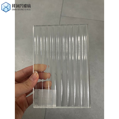 4mm Moru Flora Millenium Wave Diamond Rain Water Cube Low Iron Tempered Grade Patterned Glass για παράθυρο