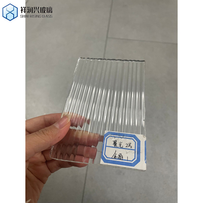 4mm Moru Flora Millenium Wave Diamond Rain Water Cube Low Iron Tempered Grade Patterned Glass για παράθυρο