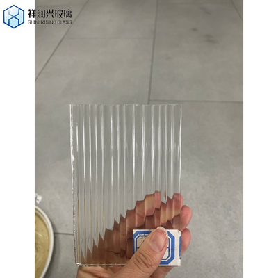 4mm Moru Flora Millenium Wave Diamond Rain Water Cube Low Iron Tempered Grade Patterned Glass για παράθυρο