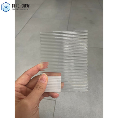 4mm Moru Flora Millenium Wave Diamond Rain Water Cube Low Iron Tempered Grade Patterned Glass για παράθυρο
