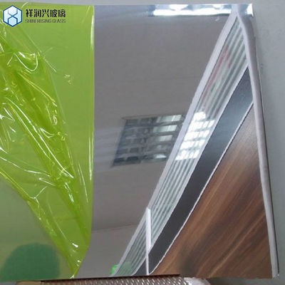 Προσαρμοσμένο αίτημα επίπεδα γυαλισμένα άκρη διακοσμητικά τείχη καθρέφτες χωρίς πλαίσιο